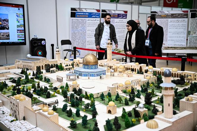 No congresso anual dos Muçulmanos da França, em Le Bourget (Seine-Saint-Denis), 3 de abril de 2026. 