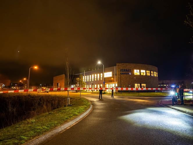 O Israel Center, em Nijkerk, Holanda, onde ocorreu uma explosão na noite de 3 de abril de 2026.