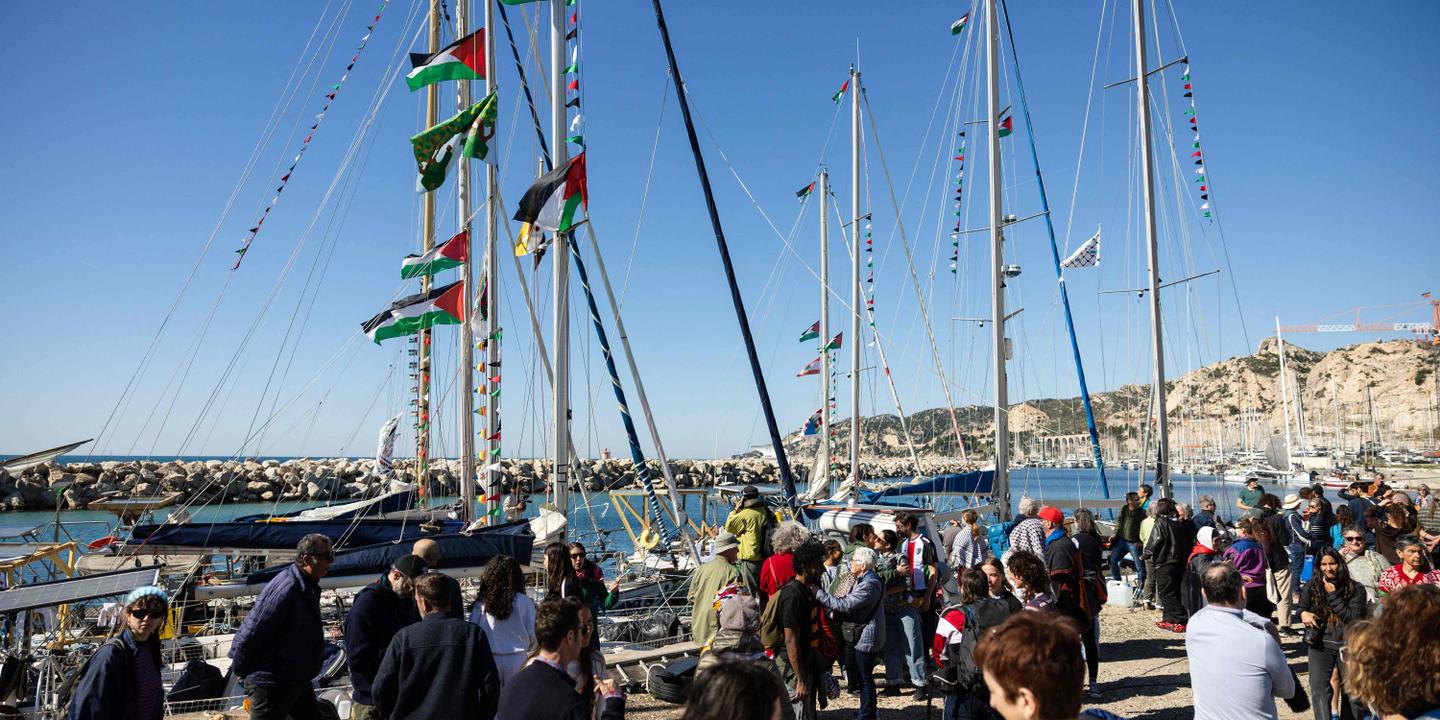 Flottille humanitaire pour Gaza : une vingtaine de bateaux français quittent Marseille