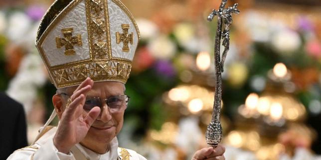 During Pope Leo XIV's first Easter vigil, a call for harmony and peace in a war-torn world