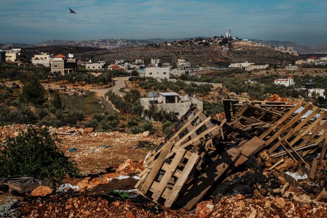 A aldeia de Qusra, na Cisjordânia, 8 de dezembro de 2023. 
