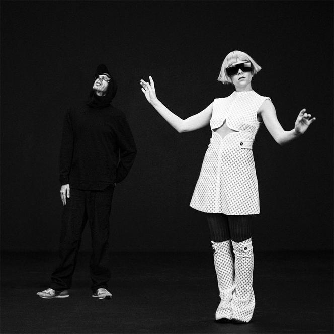 Tom Rowlands and Aurora, performing as the duo Tomora, in Brighton, United Kingdom, March 2026.