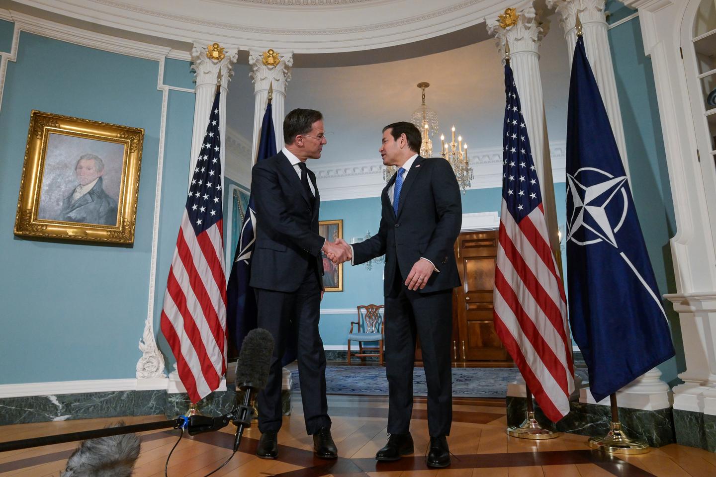 White House says Trump will discuss possibility of leaving NATO with Mark Rutte
