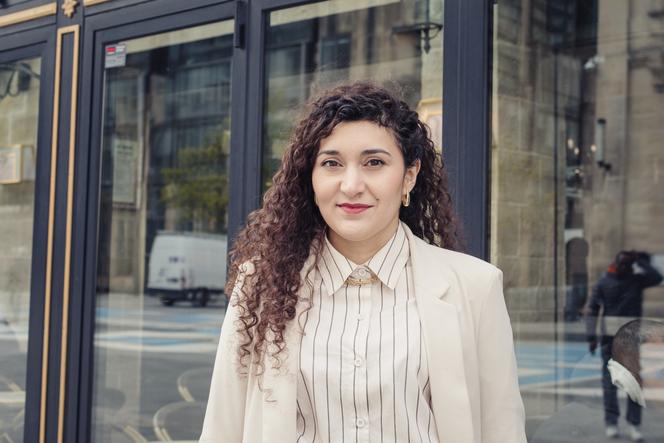 Advogada Anina Ciuciu, em Saint-Denis (Seine-Saint-Denis), 3 de abril de 2026.