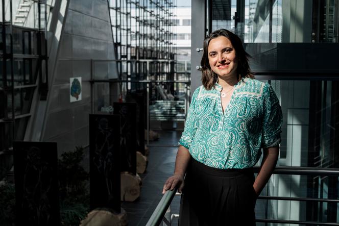 Professora Myriam Edjlali-Goujon, no site CEA NeuroSpin em Saclay (Essonne), 19 de março de 2026.
