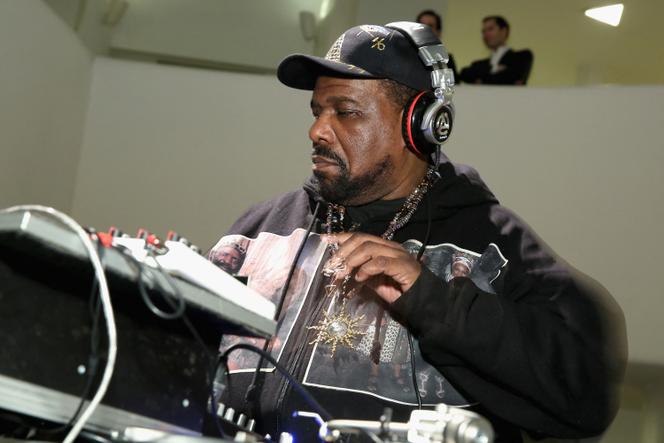 DJ americano Afrika Bambaataa, no Museu Guggenheim, Nova York, em março de 2025.