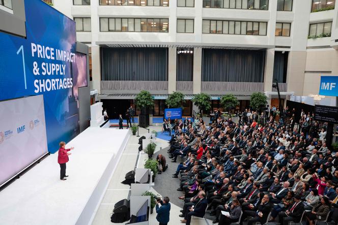The managing director of the International Monetary Fund (IMF), Kristalina Georgieva, in Washington, April 9, 2026.