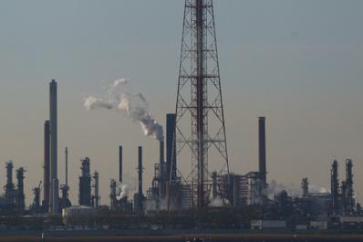 TotalEnergies' refining and petrochemical platform in the port of Antwerp, Belgium, April 9, 2026.