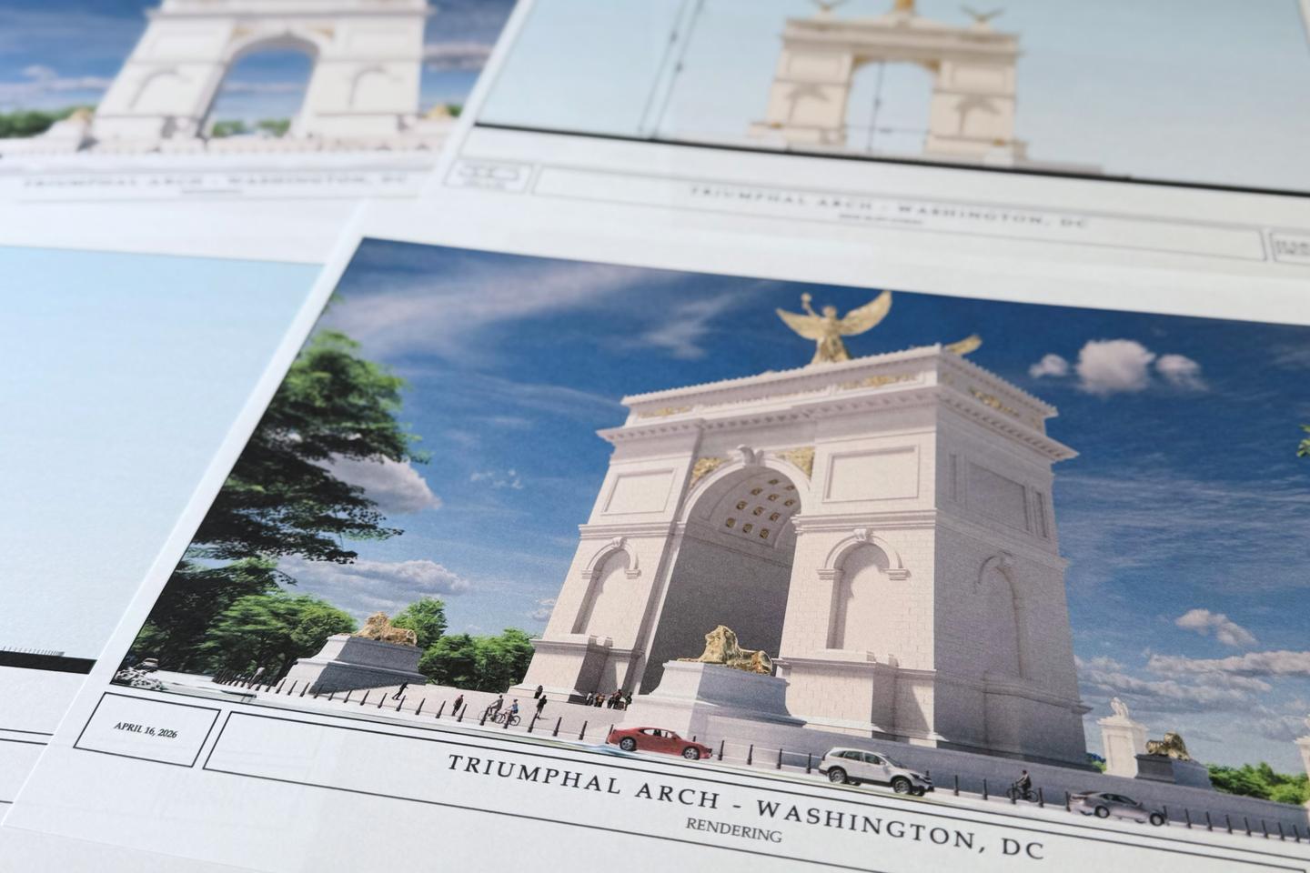 L’arche monumentale voulue par Donald Trump validée par la commission des beaux-arts de Washington