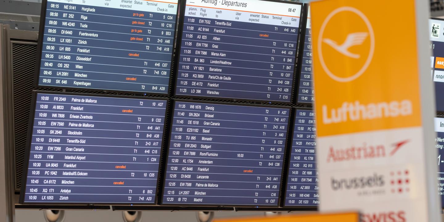 Grève massive chez Lufthansa : 90 % des vols annulés en Allemagne
