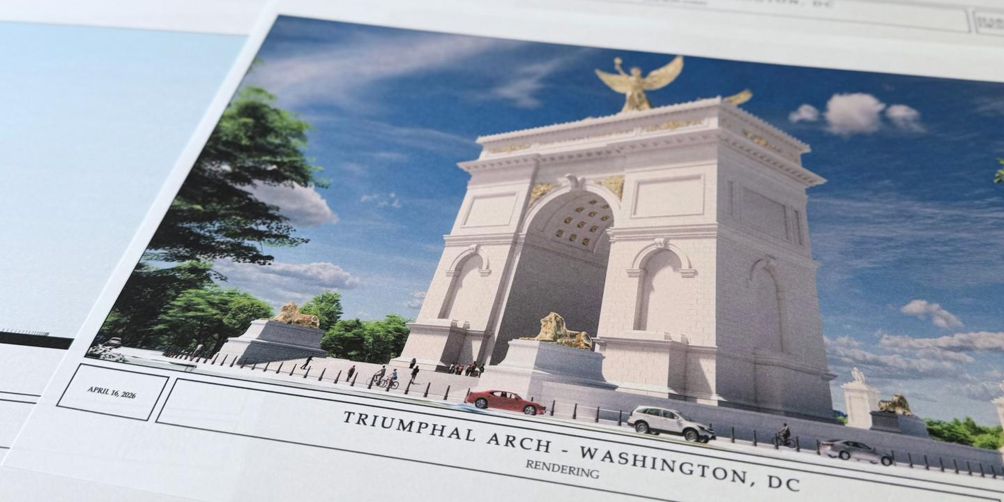 L'arche monumentale de Trump validée par la commission des beaux-arts de Washington