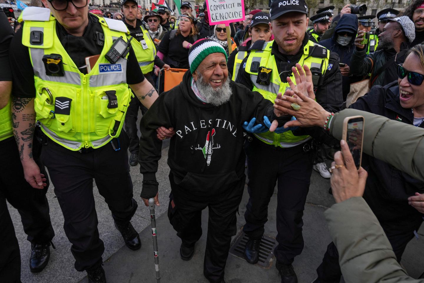 Over 500 arrested at London rally in support of the banned group Palestine Action