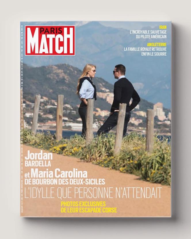 A capa de “Paris Match” publicada em X, 8 de abril de 2026.