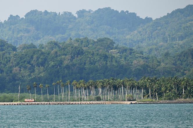 A Campbell Bay, sur l’île de Grande Nicobar (Inde), le 28 mars 2026.