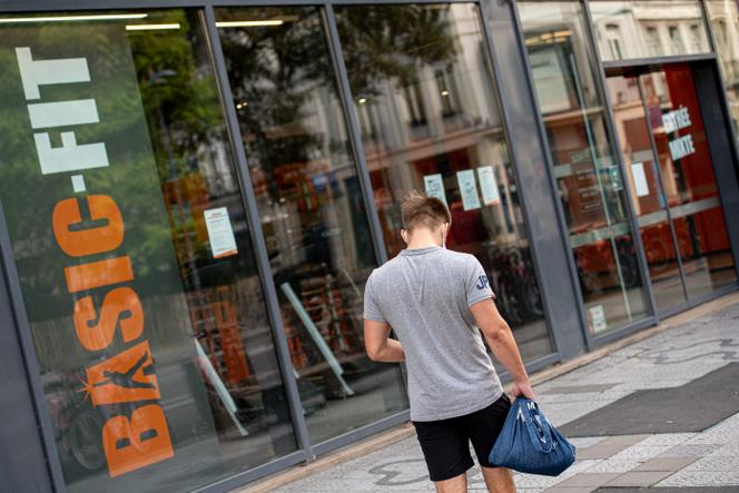 Uma academia Basic-Fit em Saint-André-lez-Lille (Norte), 24 de setembro de 2020.