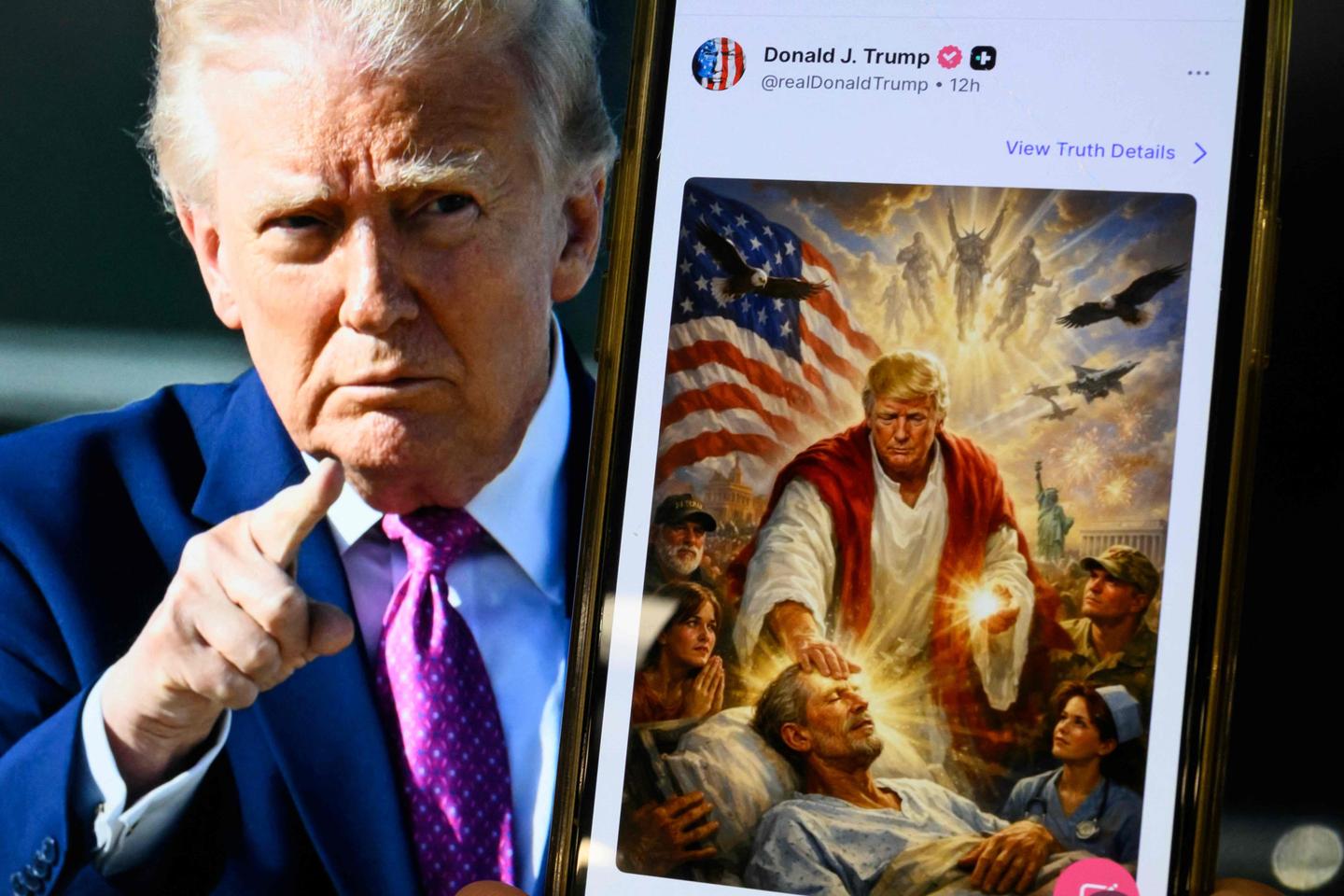 Attaques contre le pape, photomontage en Christ : Donald Trump ouvre une crise avec les catholiques américains et choque sa base