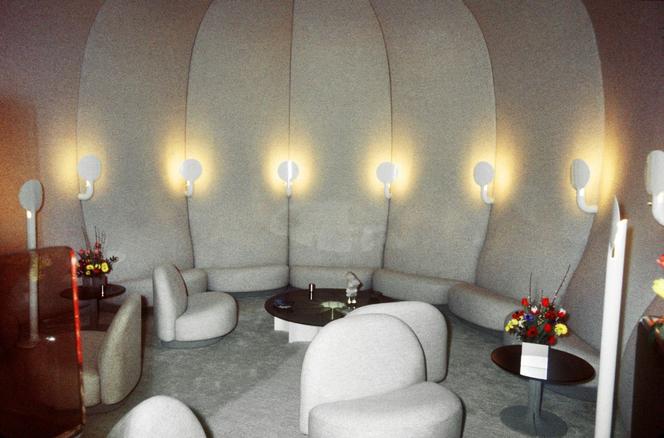 A sala de fumantes de Pierre Paulin, no Elysée.