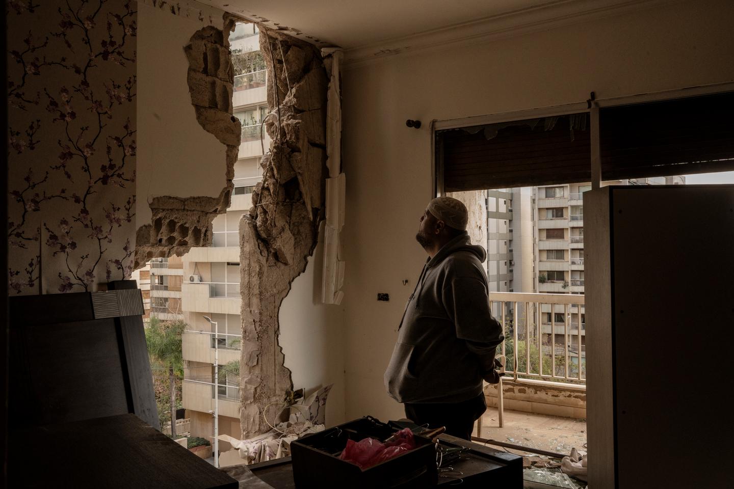 A Beyrouth, les familles brisées de la tour Chihab, touchée par quatre missiles israéliens