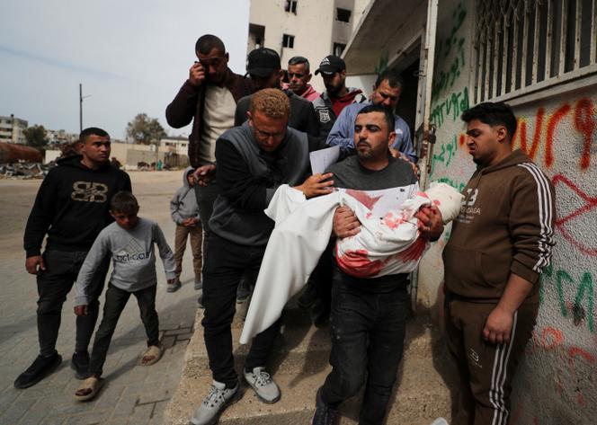 Yahya Al-Malahi, 3 anos, morto durante um ataque israelense, em Gaza, 14 de abril de 2026.
