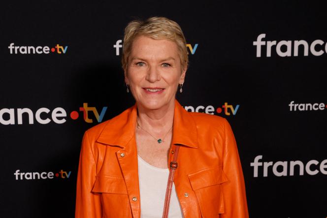 Apresentadora e jornalista da France Télévisions Elise Lucet, em Paris, 11 de julho de 2023.