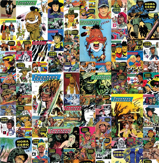 Capas das revistas argentinas “Hora Cero” e “Frontera”, com as quais Hugo Pratt colaborou. 