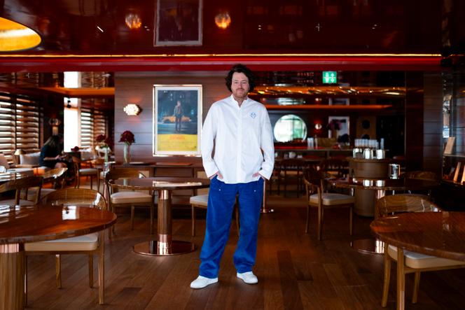 Chef francês Jean Imbert, no hotel Martinez, em Cannes (Alpes-Marítimos), 20 de maio de 2024.