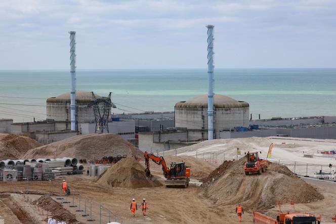 Construction des nouveaux réacteurs de la centrale nucléaire de Penly (Seine-Maritime), le 12 mars 2026.