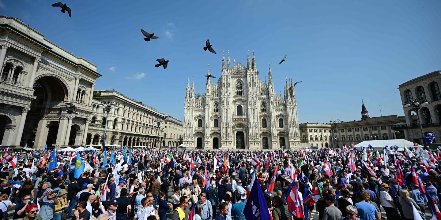 A Milan, l’extrême droite européenne s’est retrouvée samedi, entre changement d’ère et fondamentaux identitaires