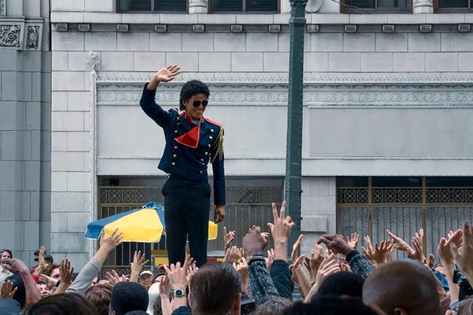 Jaafar Jackson (Michael Jackson) em “Michael”, de Antoine Fuqua.
