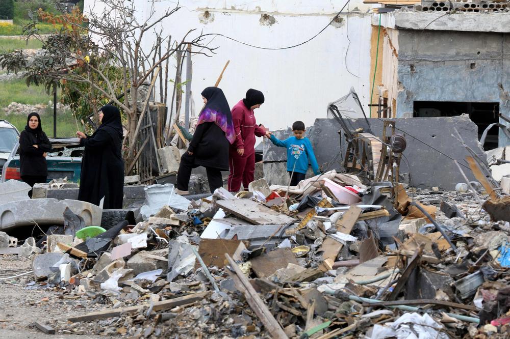 A Nabatiyé, au Liban, le 20 avril 2026. - MAHMOUD ZAYYAT / AFP