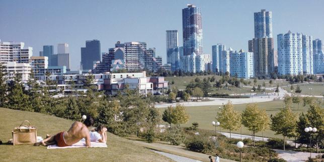 Le parc André-Malraux, à Nanterre.