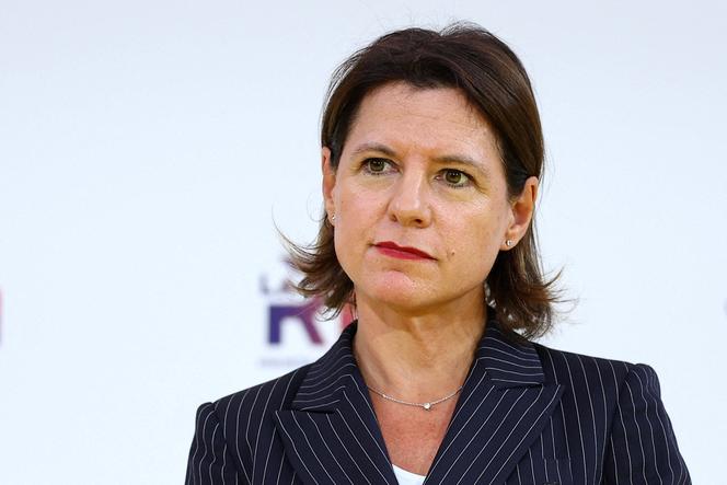 Catherine MacGregor, CEO da Engie, durante o início do ano letivo Medef, em Paris, 27 de agosto de 2025.