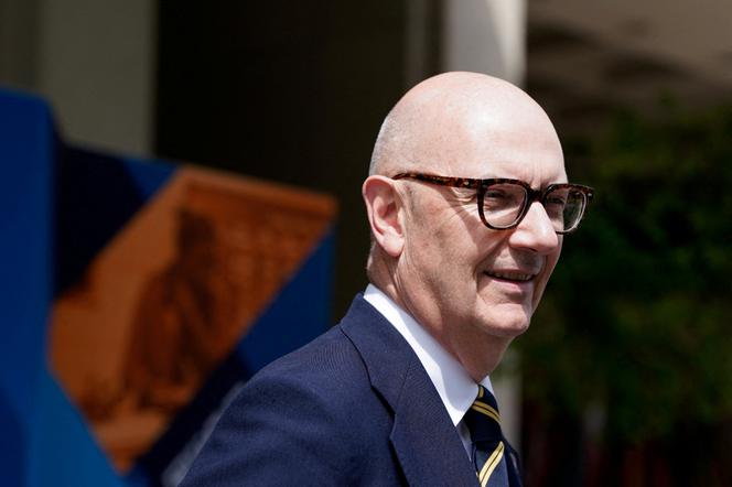 O Ministro da Economia, Finanças e Indústria, Roland Lescure, em Washington, 16 de abril de 2026. 