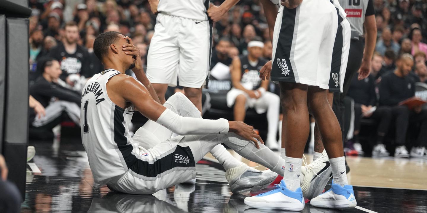 Wembanyama sorti après un choc à la tête, les Spurs battus par les Trail Blazers