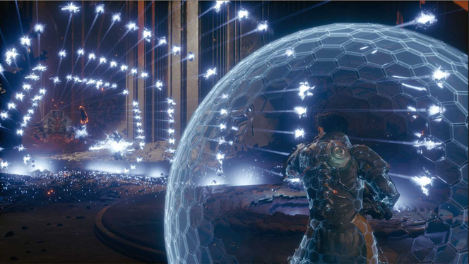 Uma invenção fabulosa, o escudo permite absorver o poder de certos ataques antes de responder com um movimento especial.