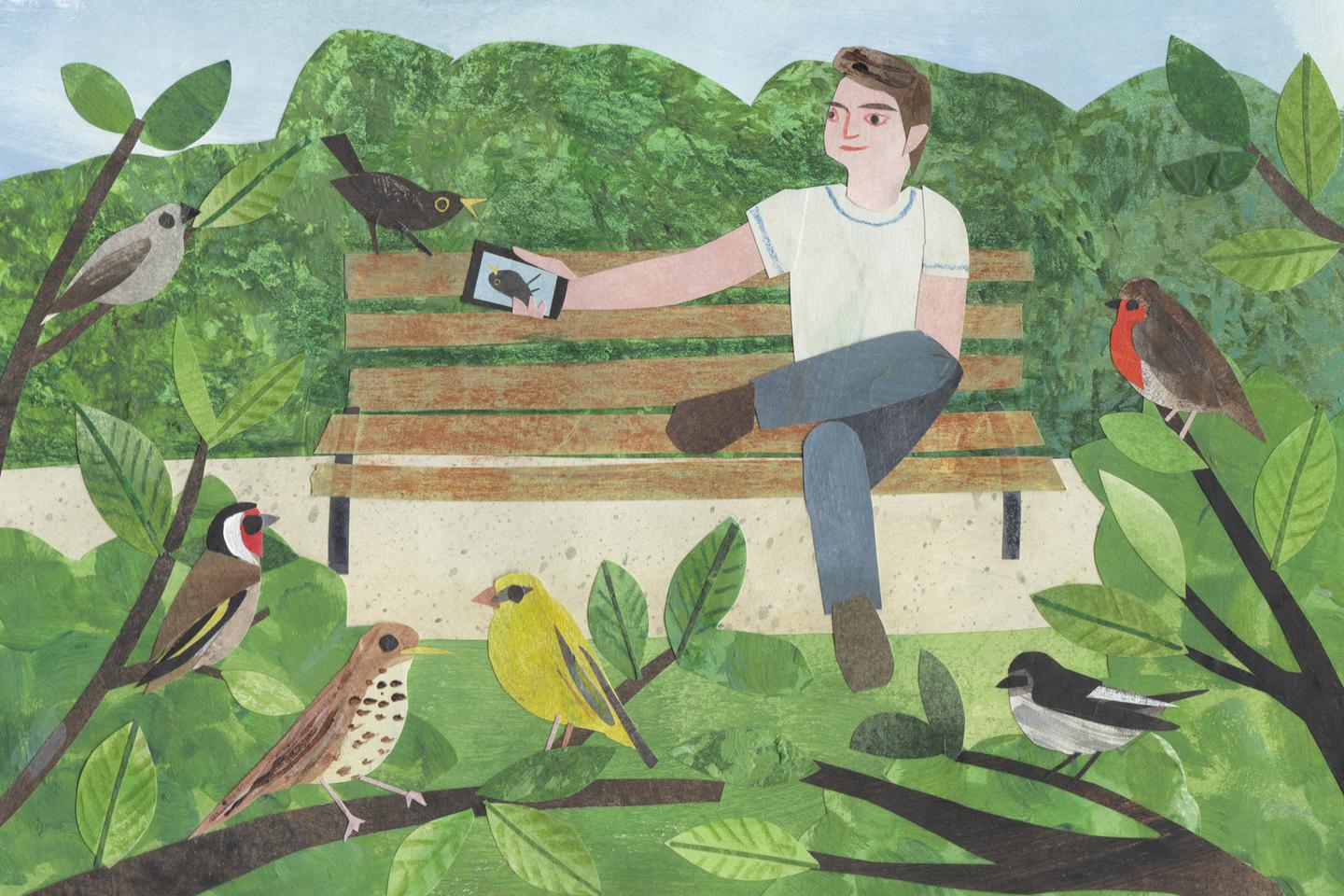 L’écoute des chants d’oiseaux, presque une théraphie sonore : « Se connecter à la nature, se faire du bien à l’âme, au moral »