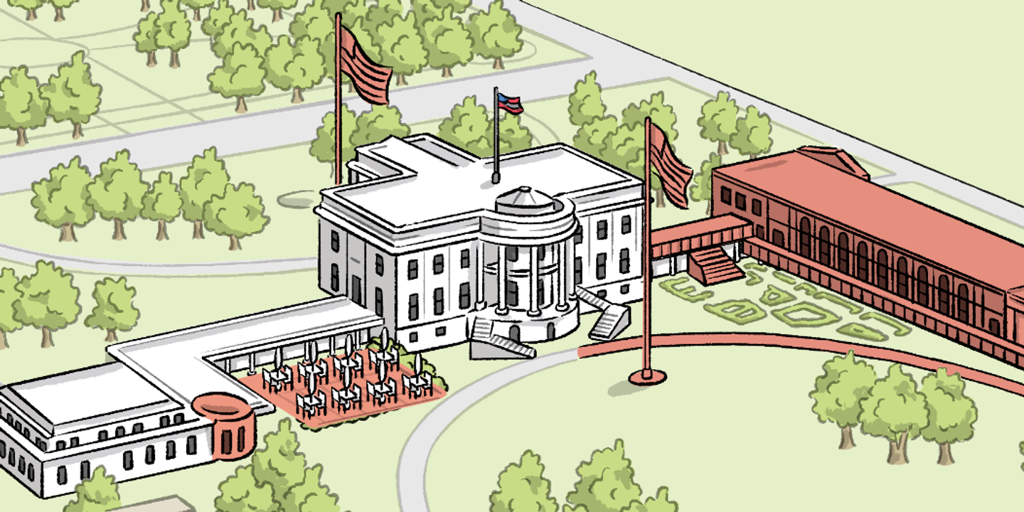 En cartes : comment Donald Trump transforme Washington en scène de son pouvoir personnel