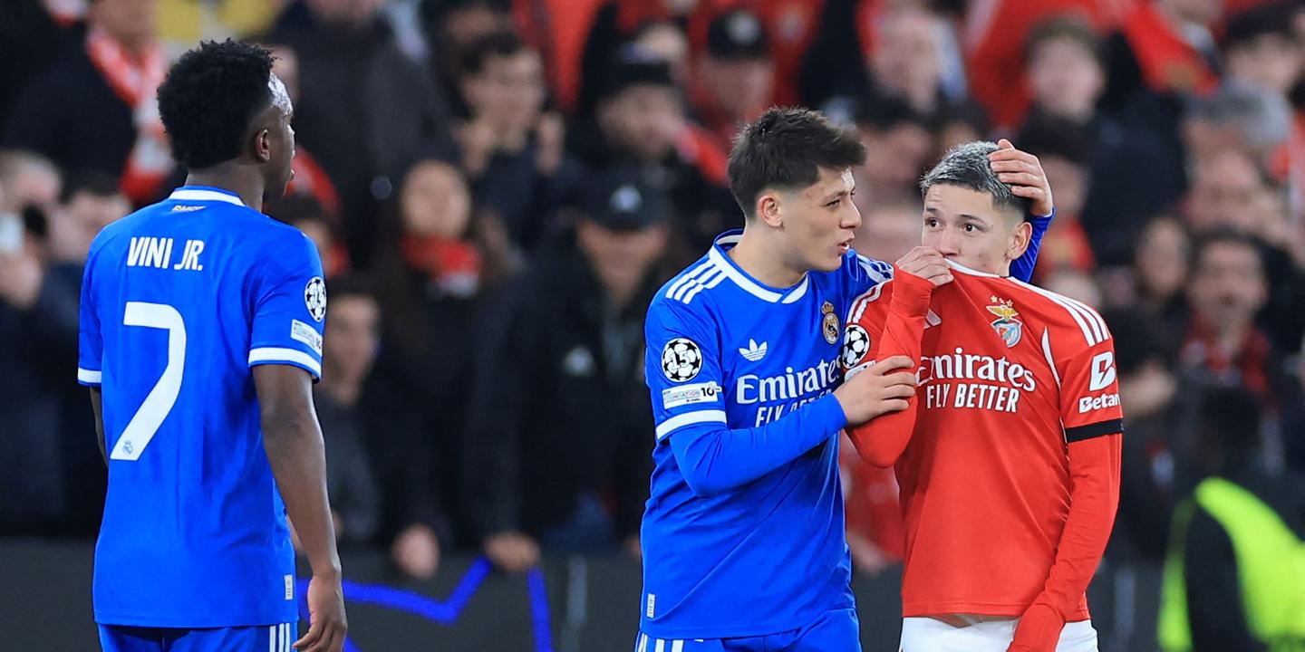 Prestianni suspendu six matchs pour insultes homophobes envers Vinicius