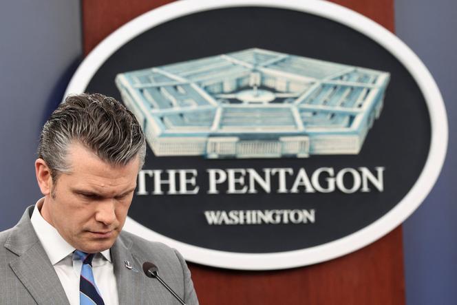 O secretário de Defesa dos EUA, Pete Hegseth, no Pentágono em Washington, DC, 24 de abril de 2026.