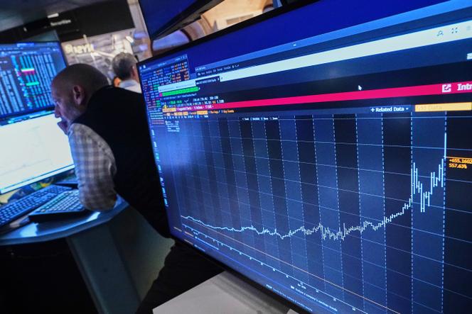 Na Bolsa de Valores de Nova York, 22 de abril de 2026.