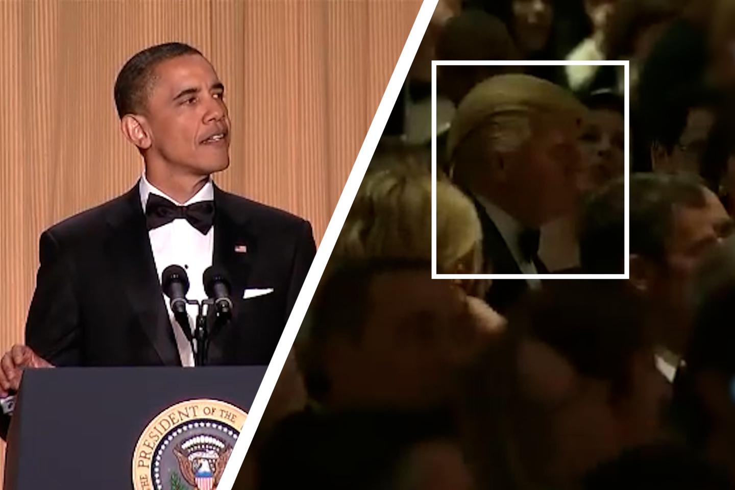 VIDEO Dîner des correspondants de la Maison Blanche : quand Donald Trump était humilié par Barack Obama