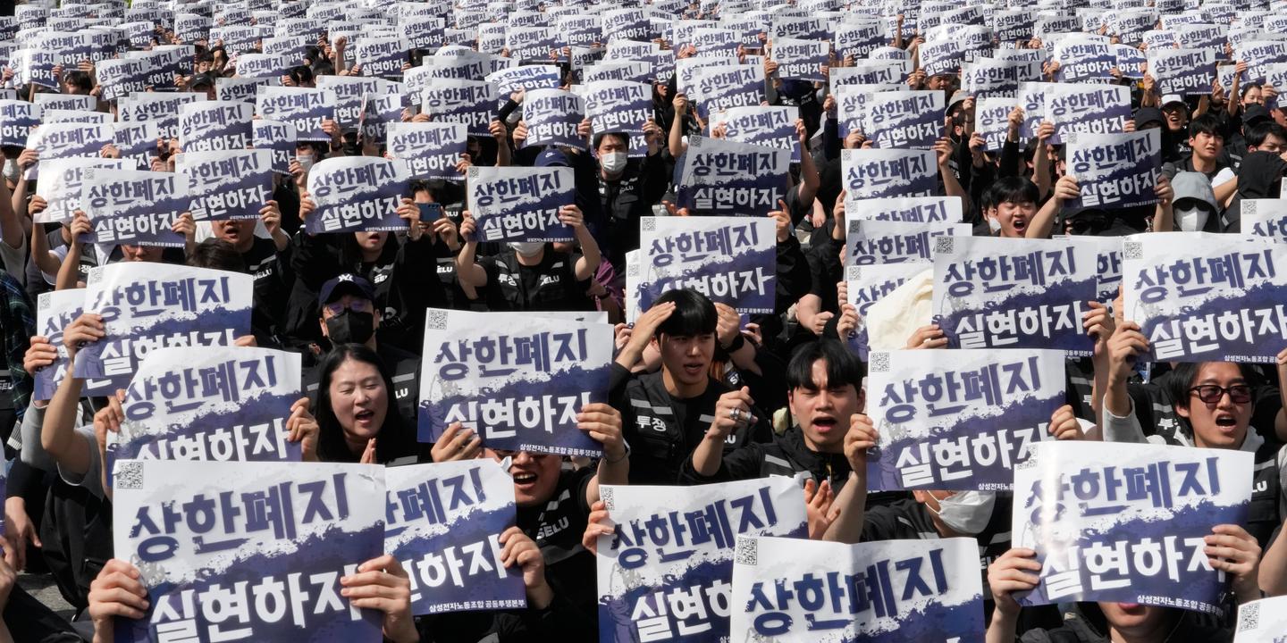 Samsung menacé par une grève historique sur fond de bénéfices records