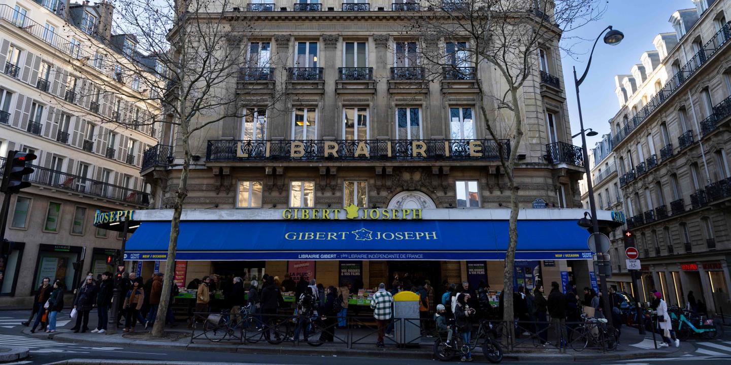 Le livre d'occasion, planche de salut de Gibert