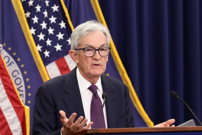 O presidente do Federal Reserve dos EUA, Jerome Powell, em Washington, DC, EUA, 29 de abril de 2026.