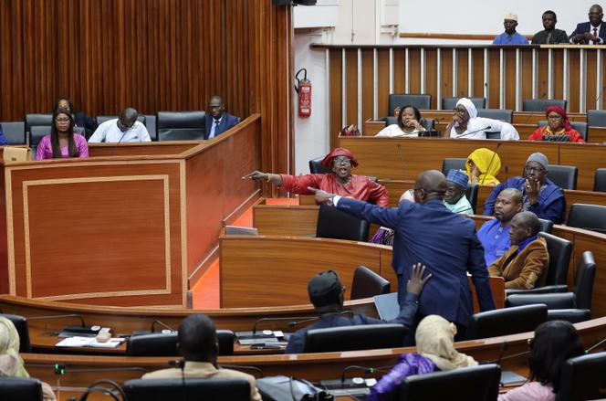During the debate on the law to toughen penalties for homosexuality at the Assemblée Nationale, Dakar, March 11, 2026.