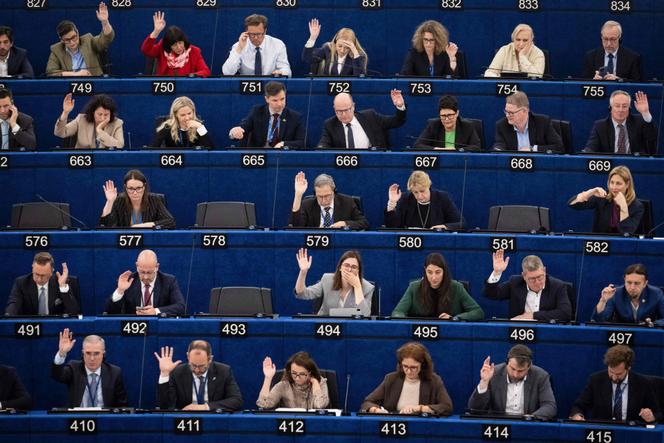 No Parlamento Europeu, em Estrasburgo, 29 de abril de 2026.