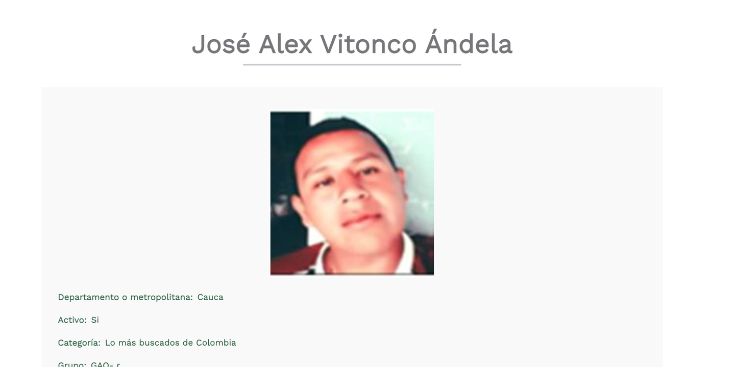 Colombie : arrestation d'un chef guérillero clé dans l'attentat du Cauca