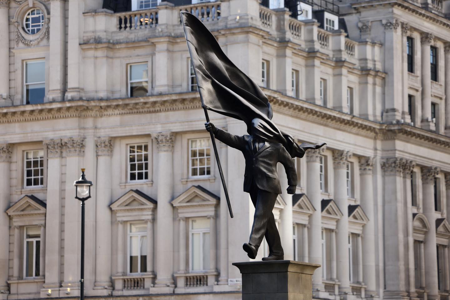 Londres : une nouvelle statue signée Banksy