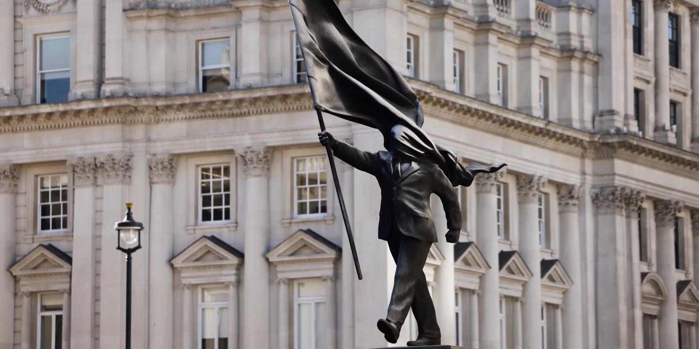 Londres : une nouvelle statue signée Banksy