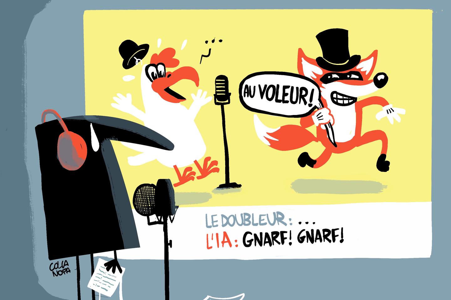 Face à l’IA, les acteurs de doublage peinent à faire entendre leur voix